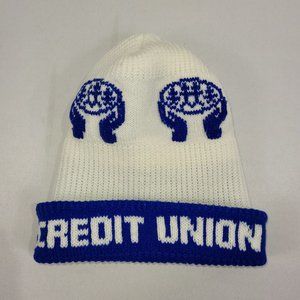 Credit Union Vintage Toque Knit Winter Hat